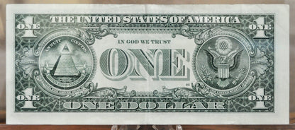 2009 Low and Fancy Serial Number 1 Dollar Federal Reserve Note - 00060608 - Philadelphia (C) Issue - 2009 One Dollar Note - Fr.1934-C