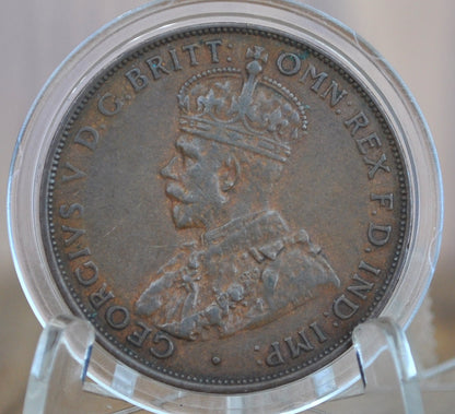 1936 Australian One Penny - XF - King George - Australian One Cent 1936 1 Penny