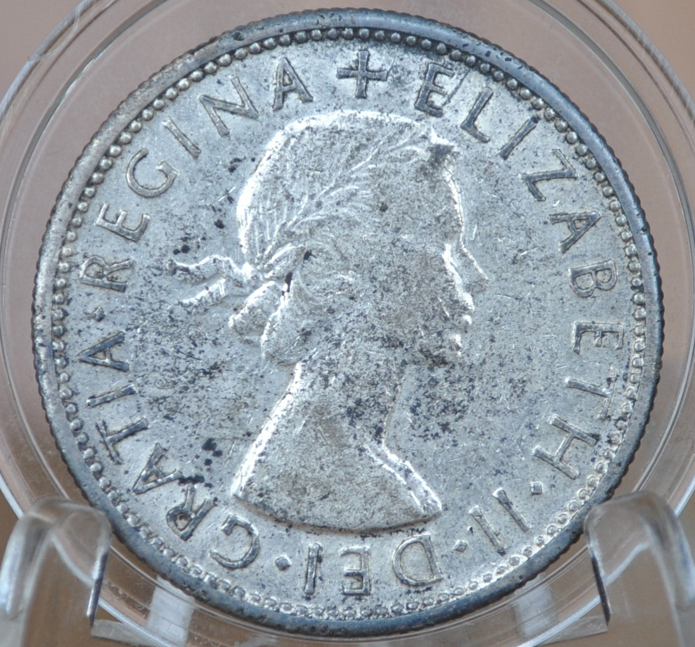 1953 One Florin Australia - Great Condition - 50% Silver - Australian One Florin 1953