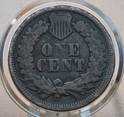 1864-L Indian Head Penny Bronze - VG Details, Faint L - 1864 L Cent - Bronze Variety L