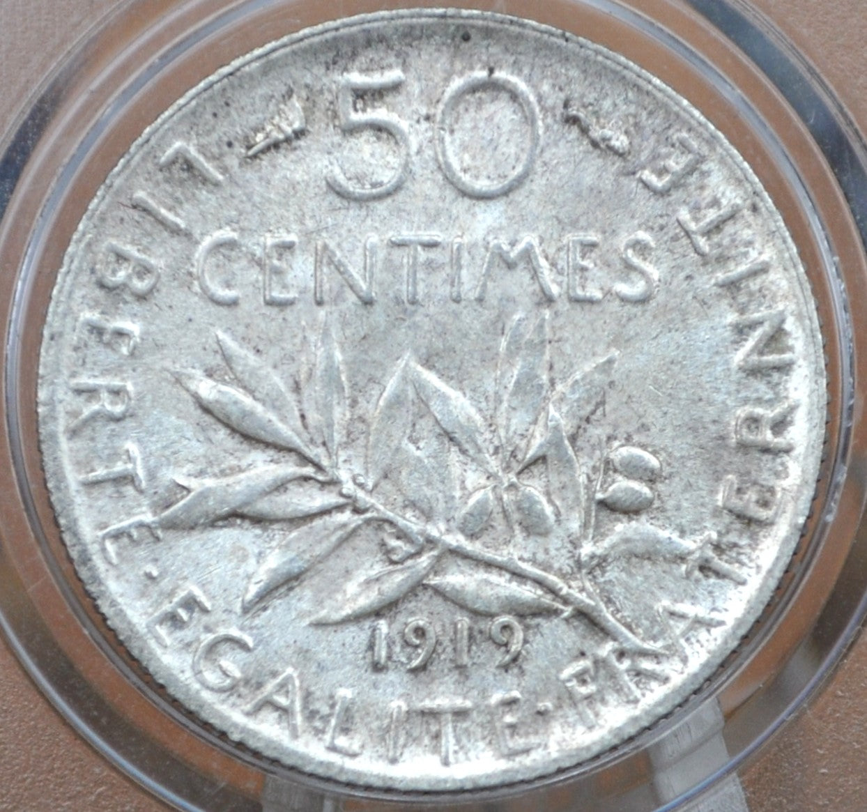 1910's French 50 Centimes Coin - Silver 50 Centimes - WWI Era - France Silver Fifty Centimes - 50 Centimes France 1916, 1917, 1919