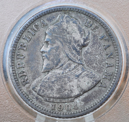 1904 Panama 10 Centesimos - Great Condition - Only 1.1 Million Minted