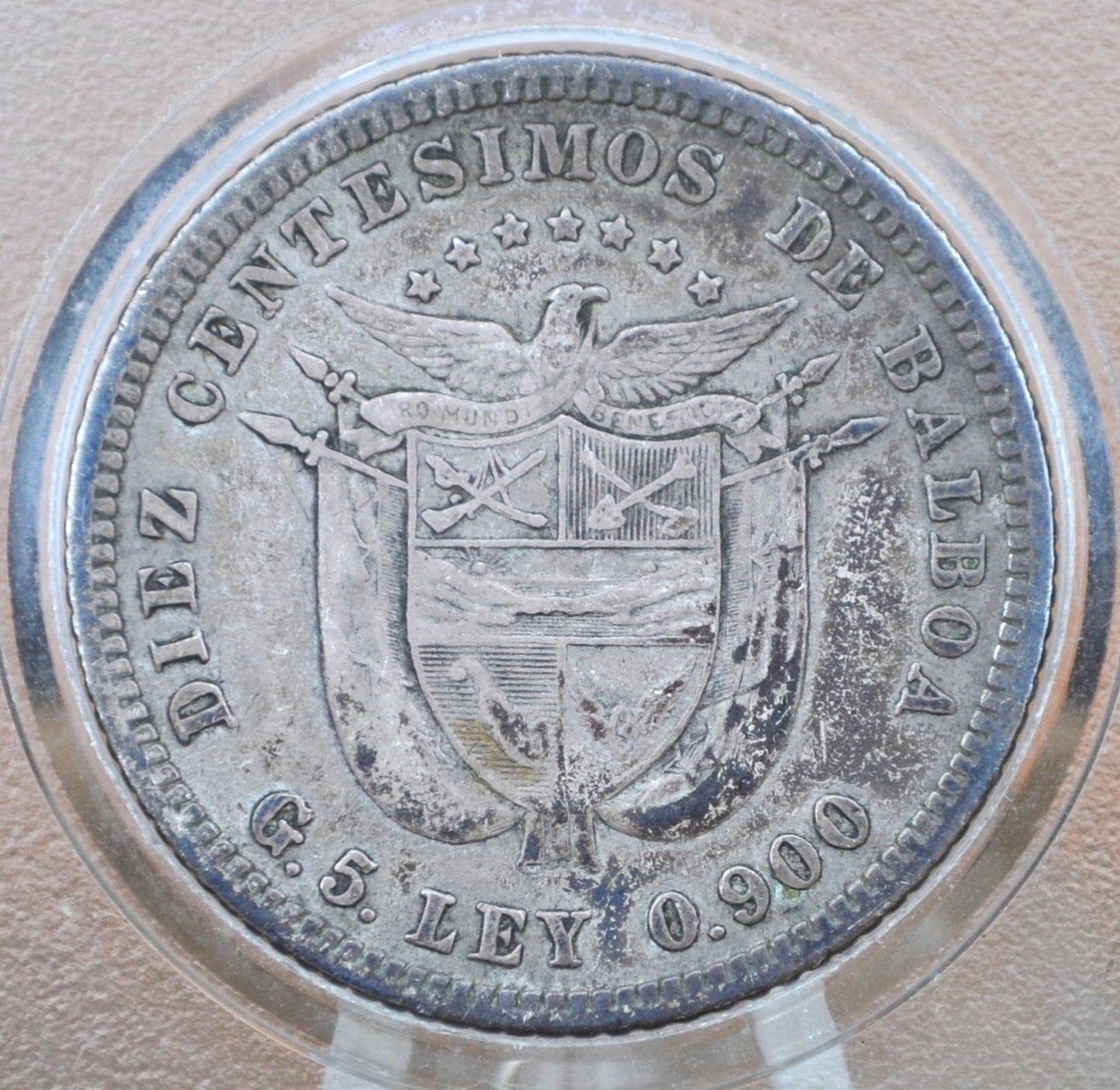 1904 Panama 10 Centesimos - Great Condition - Only 1.1 Million Minted