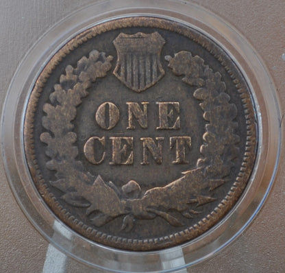 1872 Indian Head Penny - G+ (Good to Very Good) Grade / Condition - Key Date Indian Head - 1872 Cent, Hard to find Date