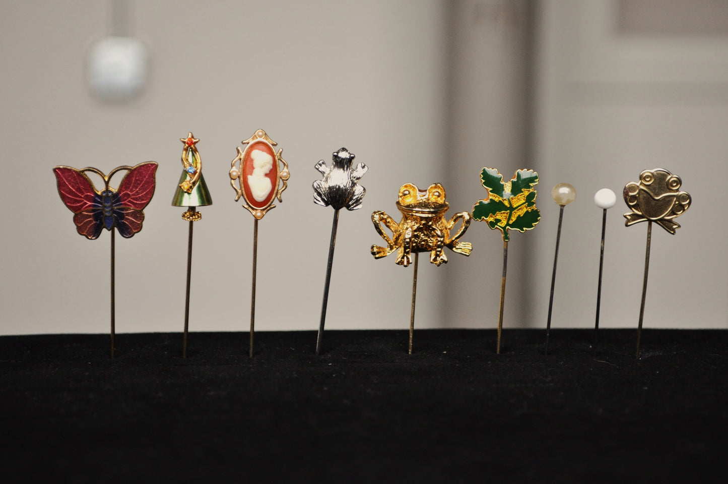 Vintage Hat Stick Pins! Choice of Pin! Some Signed - Gold and Silver Toned Pins - Fun Frog Hat Pins! Elegant Antique Lapel Stick Pins