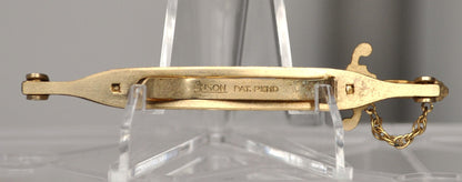 Vintage Anson Sword Tie Bar Clip - Choice of Design - Patent Pending - Novelty Gold-Tone Sword Tie Bar Clip - Funny Tie Clip!