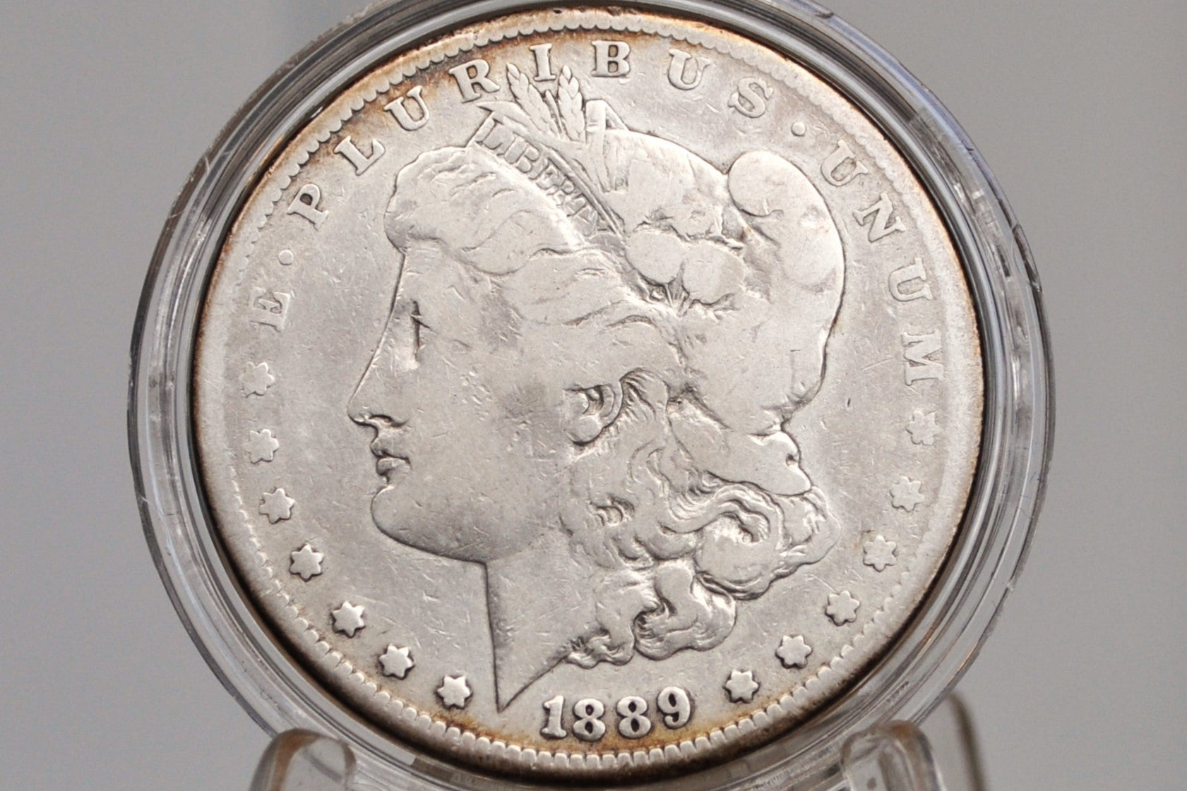 1889 CC Morgan Silver Dollar, Very Rare - VG (Very Good) - Carson