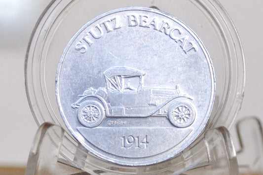 Sunoco Antique Car Series Token 1914 Stutz Bearcat - 1914 Stutz Bearcat Sunoco Antique Car Series Token