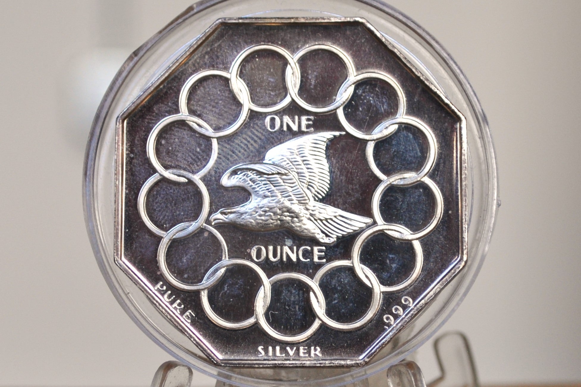 1976 200 Years of Liberty Us bicentennial octagon .999-ounce fine