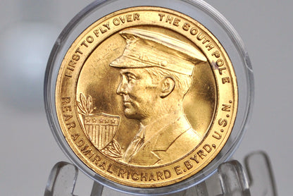 1928-1930 Admiral Byrd S. Pole Expedition Token - South Pole token commemorating the Antarctic Expedition - Byrd Antarctic Expedition 1928-1930 Token