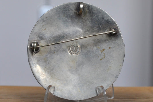 Mexican Taxco Abalone Shell Pendant/Brooch made from .925 Sterling Silver - Abalone Shell Pendant/Brooch in .925 Sterling Silver, Handmade in Taxco, Mexico