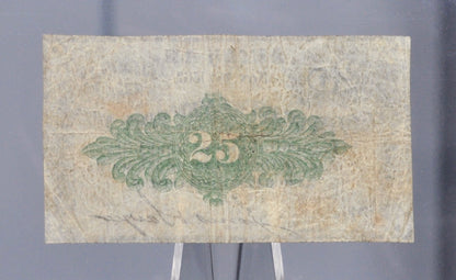 1862 Alton NH Jones and Sawyer 25 Cents Merchant Scrip - Nov 26th, 1862 - Civil War Era New Hampshire Obsolete Twenty-Five Cent Note