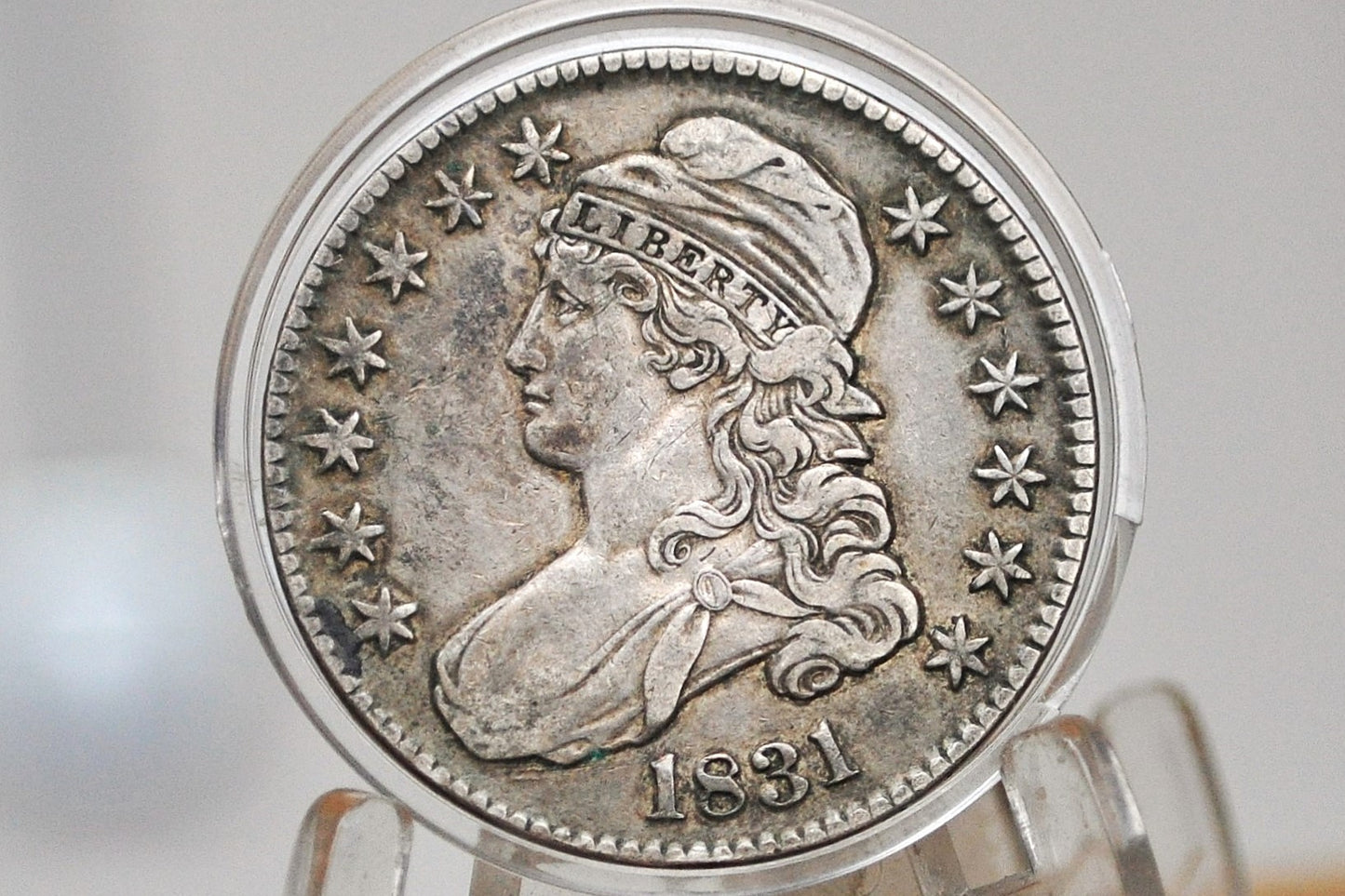 1831 Capped Bust Half Dollar - XF (Extremely Fine) - 1831 Half Dollar US Half Dollar 1831 Silver Half Dollar - Early American Coin
