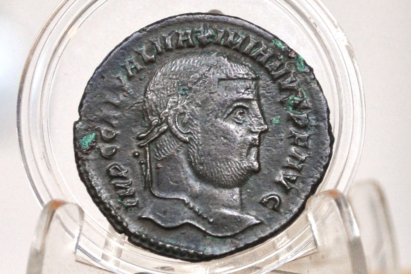 305-311 Emperor Galerius Valerius Maximianus Roman Follis - Genius Reverse - Ancient Coins - Great Condition