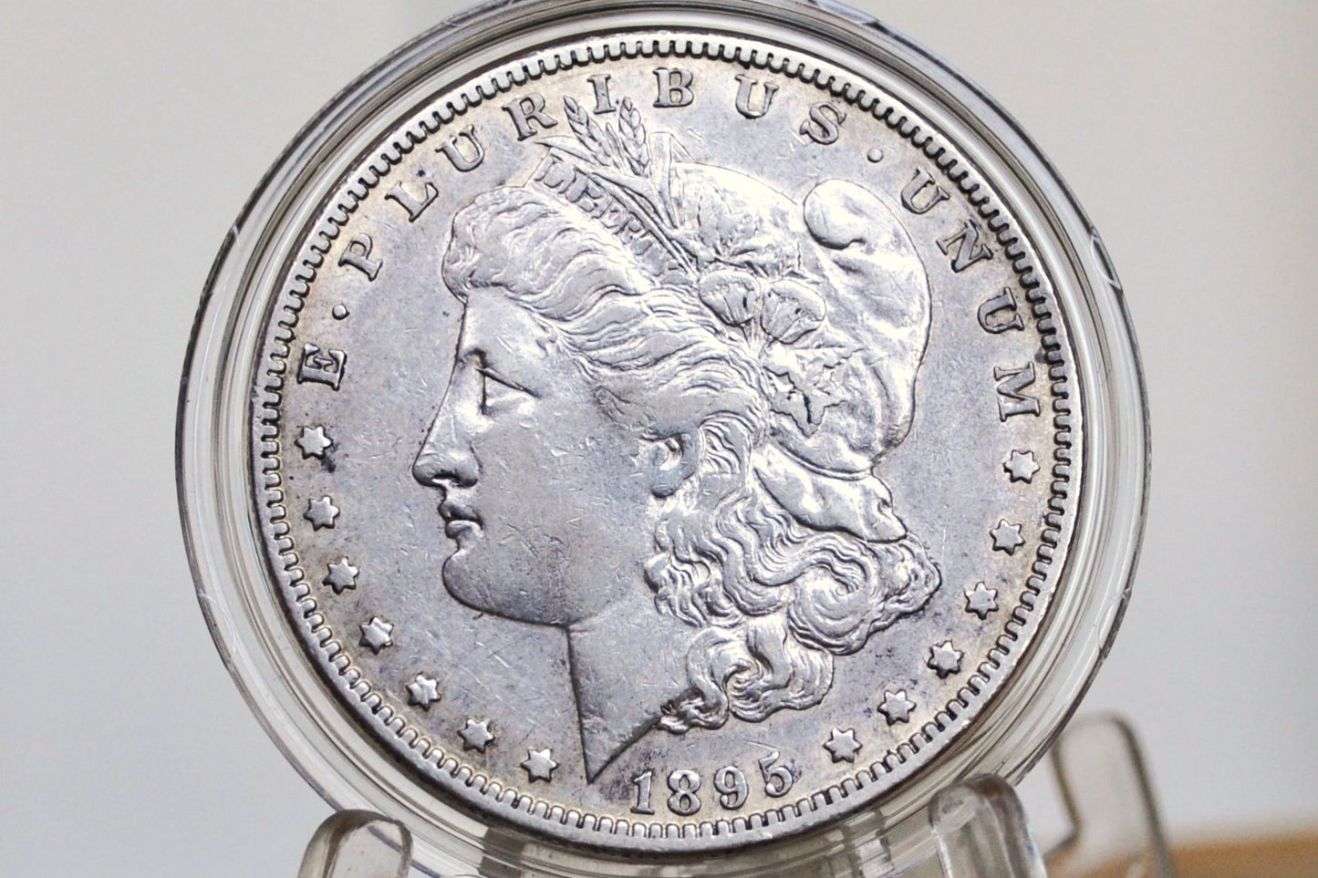 1895-O Morgan Dollar, Key Date - AU50+ - Great Eye Appeal - 1895 O Morgan Silver Dollar 1895O Silver Dollar