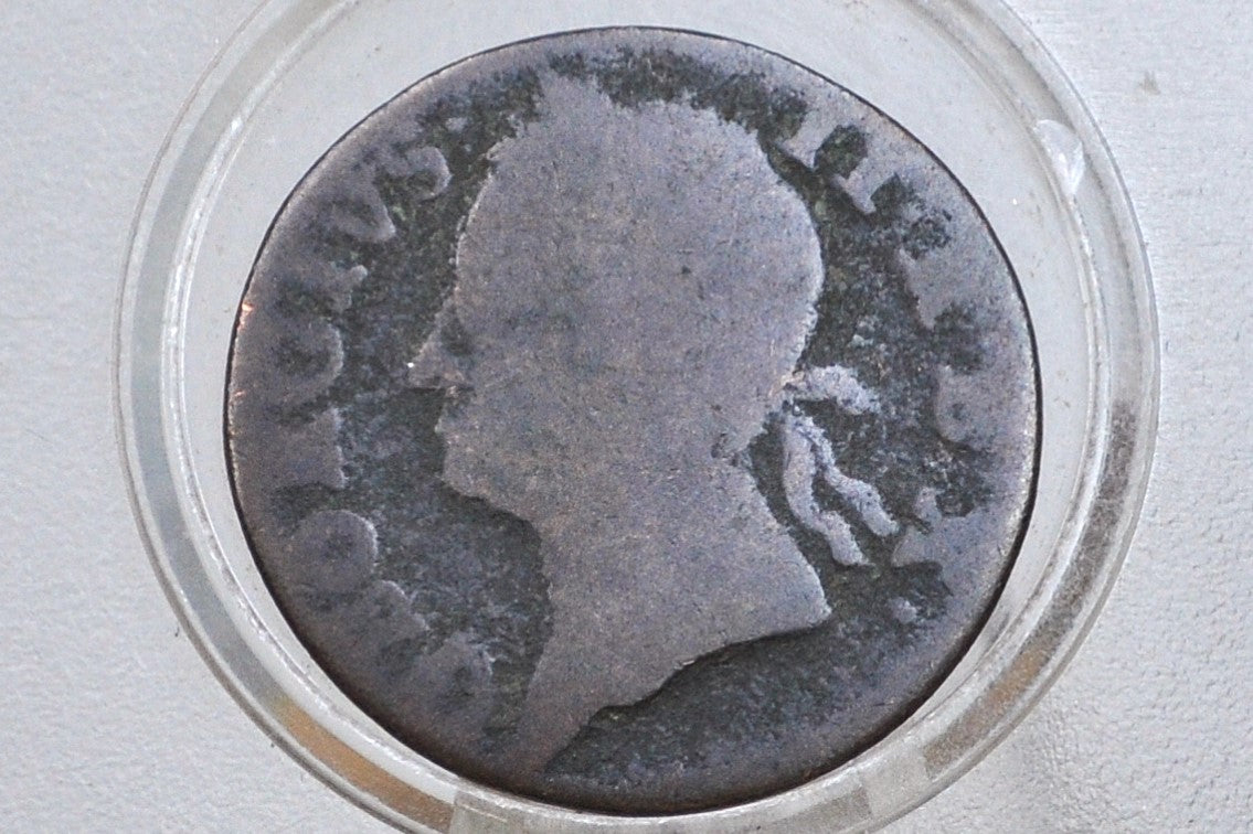 1760 Irish Farthing - Worn - 1700's Colonial Era Coin