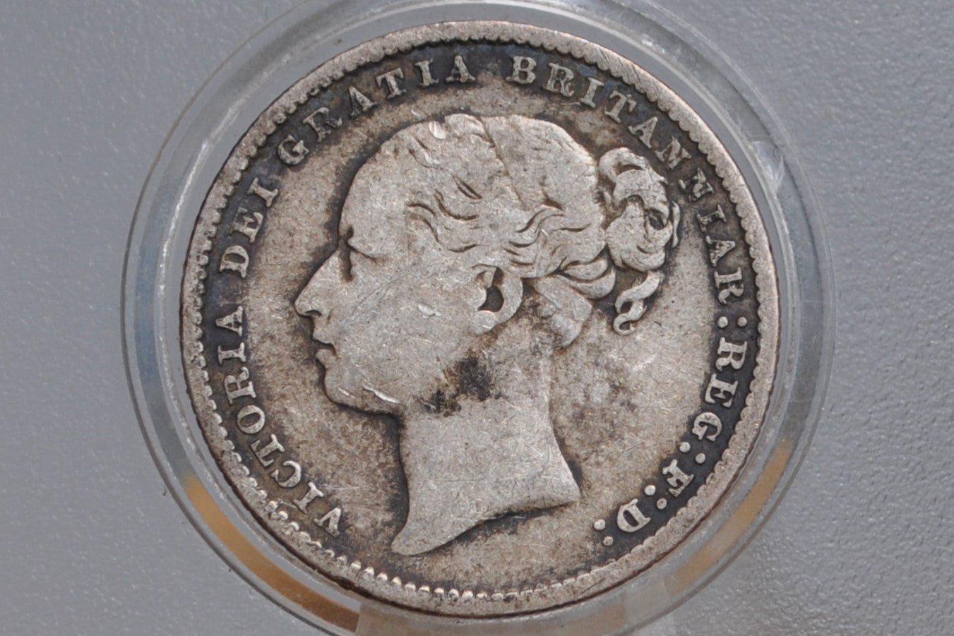 1885 Great Britain Silver 1 Shilling UK One Shilling 1885 - VG/F Grade - Queen Victoria - Old Silver Shilling