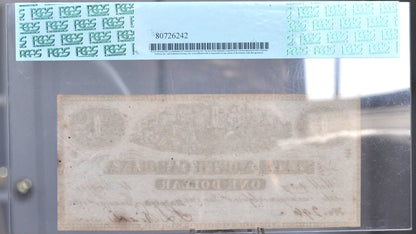 1863 State of North Carolina 1 Dollar Obsolete Note - PCGS Graded Choice New 63 - 1863 Raleigh NC One Dollar Obsolete Treasury Note - Cr.132