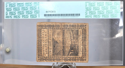 October 1st, 1773 Pennsylvania 2 Shillings Colonial Currency Note - PCGS VF30 - 1773 Two Shillings Colonial Pennsylvania Note - PA-164