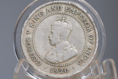 Rare 1920 Jamaica 1 Penny - Low Mintage, Only 360,000 Made - Jamaica Penny 1920