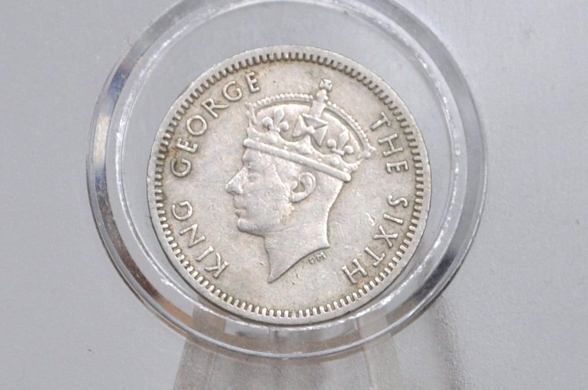1949 Southern Rhodesia 3 Pence Crown Colony Coin - AU Condition - Rhodesia Three Pence Coin 1949 UK Issue