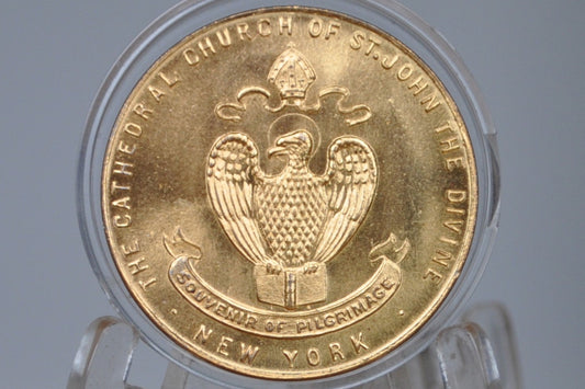 The Cathedral Church of St. John The Divine Token - New York Souvenir of Pilgrimage Church Token
