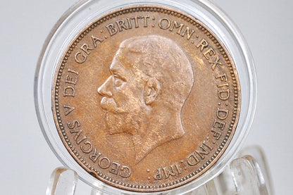 1934 Great Britain One Penny - XF - UK Large Penny 1934 - Higher grade