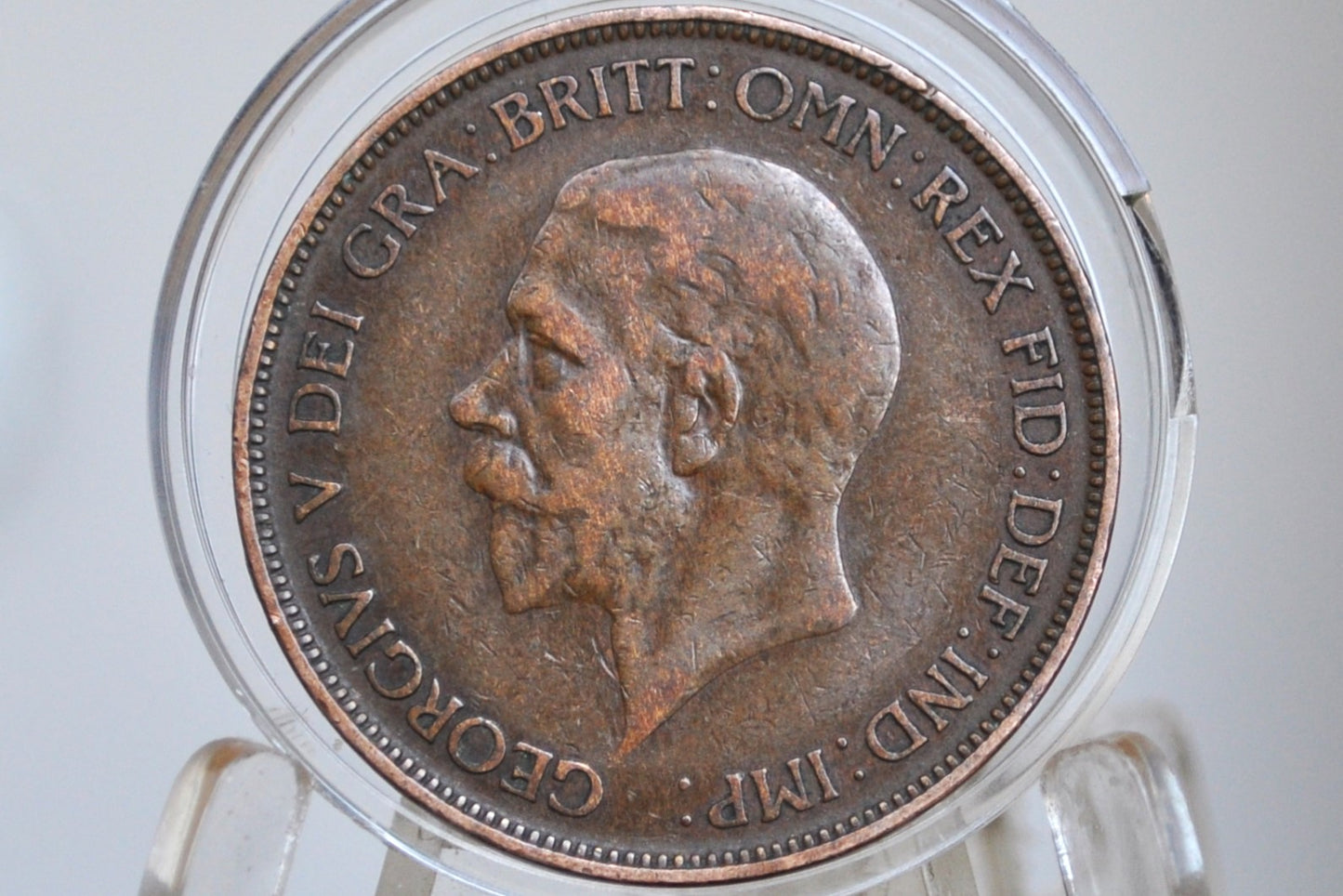 1930 Great Britain One Penny - Choose by Grade / Coin - UK Large Penny 1930 - Higher Grade Coins