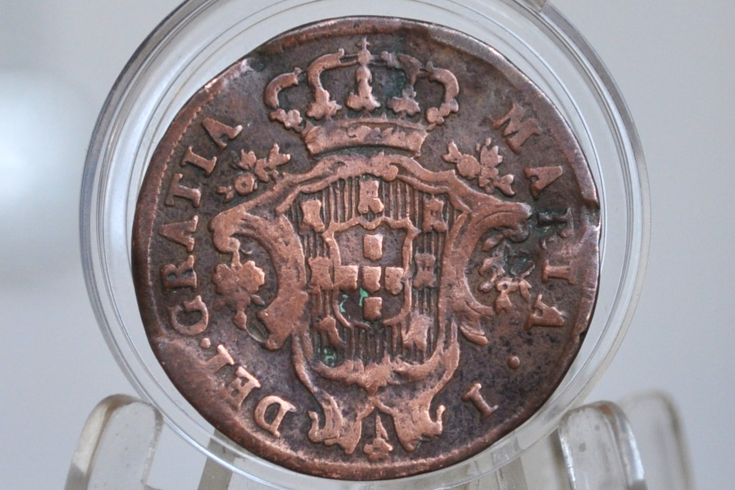 1799 Portuguese 5 Reis Portugal - Large Old Copper Coin - Republica Portugesa Five Reis XX Reis 1734 - Old Portuguese Coin, Pirate Coins