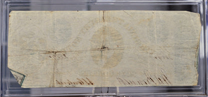 1862 Virginia Treasury 5 Dollar Obsolete Banknote - Virginia Confederate Currency - March 13, 1862 - Confederate Virginia Five Dollars Note