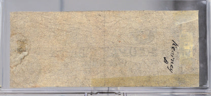 1862 Peoples Bank 1 Dollar Derby-Line Obsolete Note - Vermont Obsolete Currency - Derby Line, VT - 1862 Vermont One Dollar Obsolete Banknote