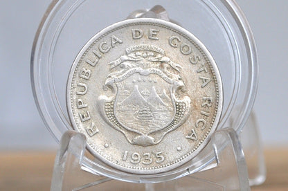 Rarer 1935 Costa Rica 50 Centimos - Great Condition - Only 700,000 Made - First Republic of Costa Rica -