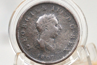 1807 Great Britain Half Penny - UK Half Penny 1807 - Georgius III 1/2 Penny