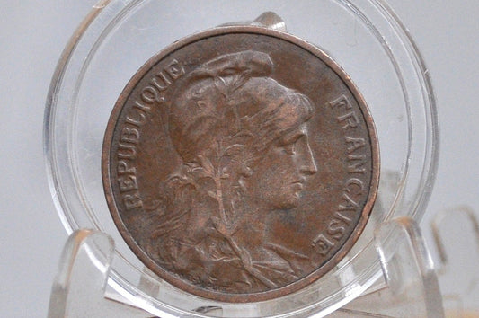 1899-1916 French 5 Centimes Coin - Choose by Date, Five Centimes France, Beautiful Coin, Authentic -