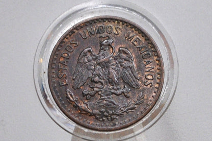 1914 Mexican 1 Cent - BU Condition - Mexico City Mint - Mexican Republic Coins -