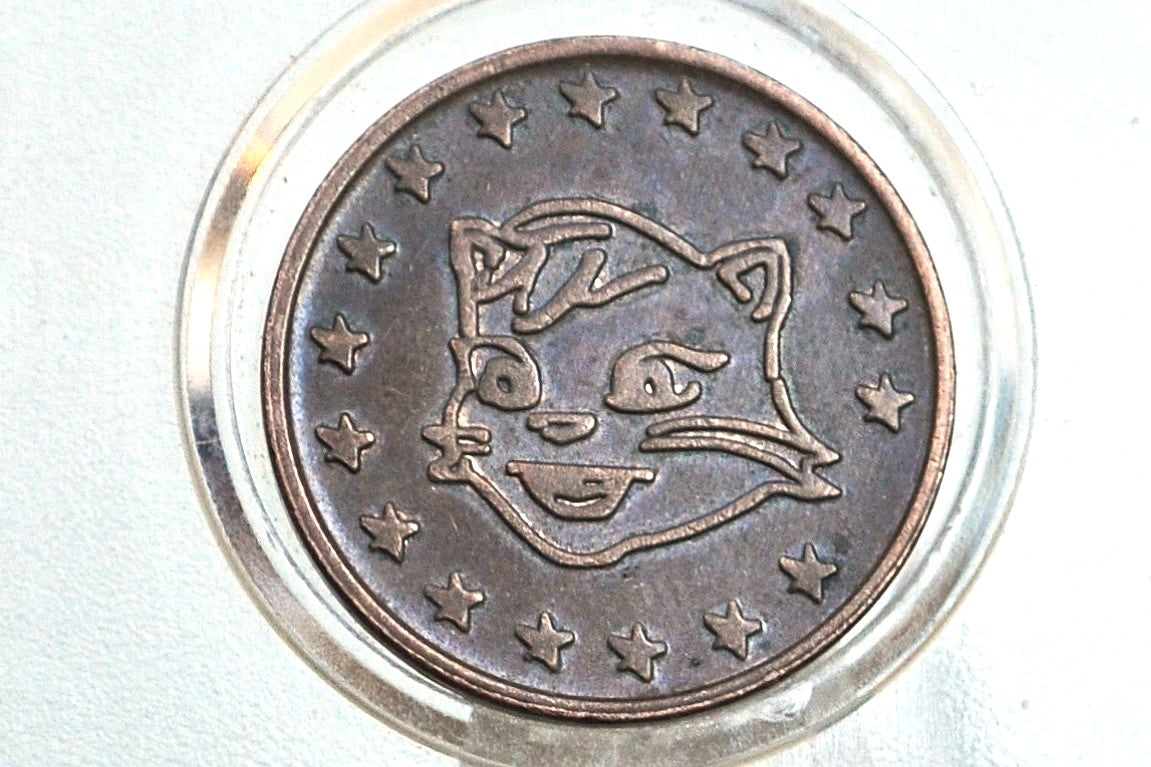 1960s Cinemark Token "The Best Seat in Town" - Cinemark Movie Theatre Ticket Token 1960s - Popcorn Penny Cinemark Token