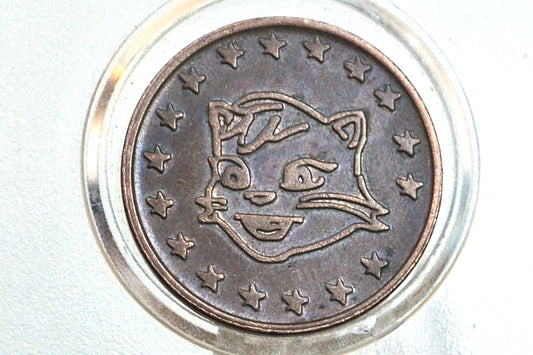 1960s Cinemark Token "The Best Seat in Town" - Cinemark Movie Theatre Ticket Token 1960s - Popcorn Penny Cinemark Token