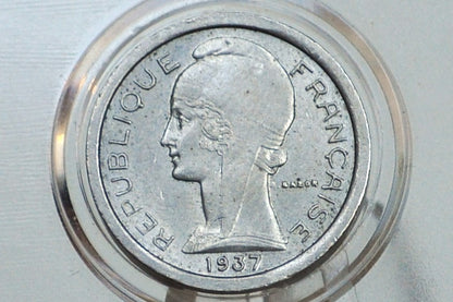 1937 French PTT Telephone Token - République française 1937 Telephone Token