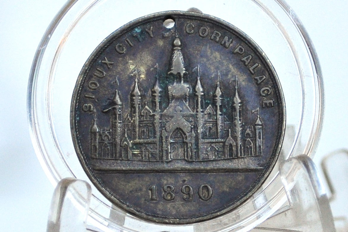 Sioux City, Iowa, Corn Palace W.H. Beck Merchant Token - 1890 Corn Palace Sioux City Token