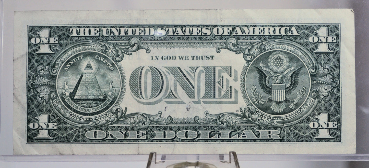 2021 1 Dollar Federal Reserve Note - Minneapolis Issue - Fancy Radar Serial Number - 2021 One Dollar Cool Serial Number Note - Fr.3008-I