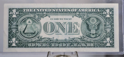 2021 1 Dollar Federal Reserve Star Note - Almost Uncirculated (AU) - Cleveland (D) Issue - 2021 One Dollar Star Note - Fr.3007-D*