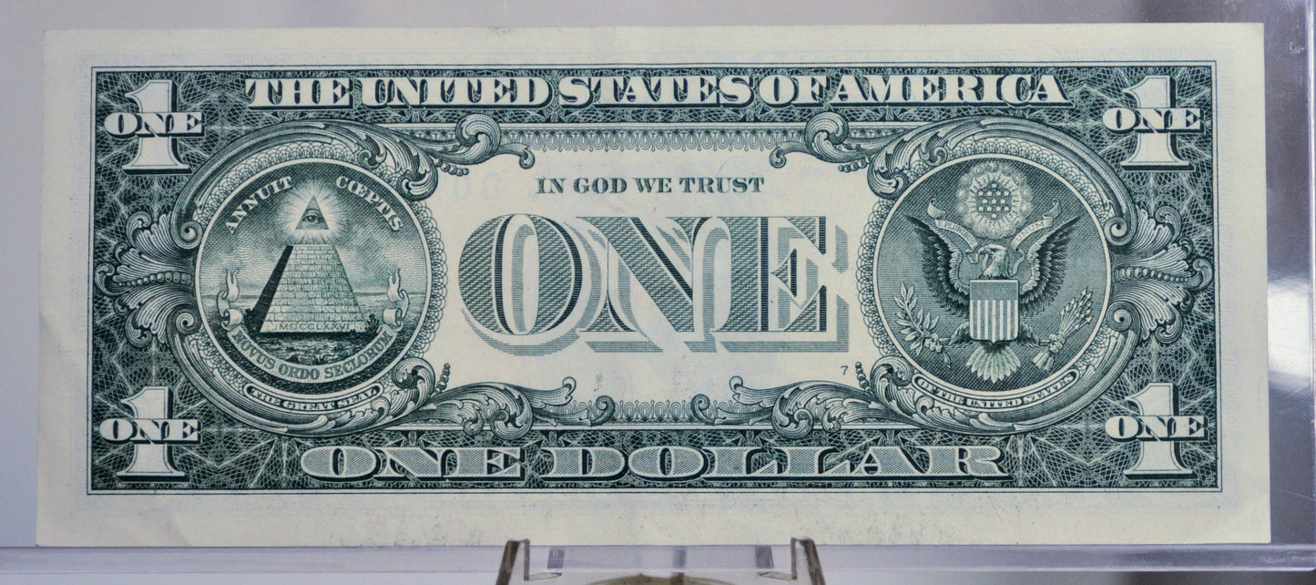 2021 1 Dollar Federal Reserve Star Note - Almost Uncirculated (AU) - Cleveland (D) Issue - 2021 One Dollar Star Note - Fr.3007-D*