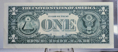 2021 1 Dollar Federal Reserve Star Note - Almost Uncirculated (AU) - Cleveland (D) Issue - 2021 One Dollar Star Note - Fr.3007-D*