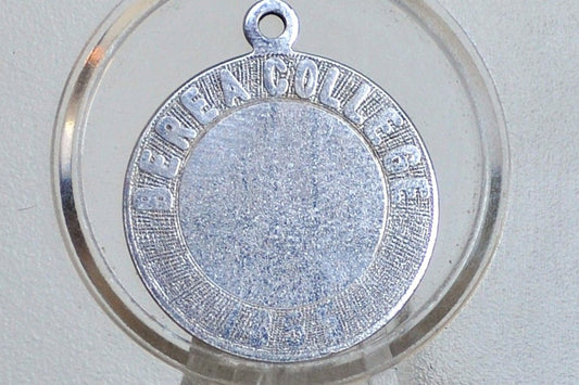 Antique 1855 Berea College Sterling Silver Charm - Sterling Silver Berea College Commemorative Medal - 1855 Berea College Medal