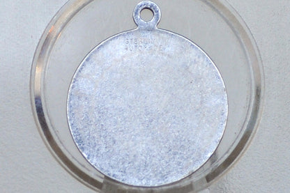 Antique 1855 Berea College Sterling Silver Charm - Sterling Silver Berea College Commemorative Medal - 1855 Berea College Medal