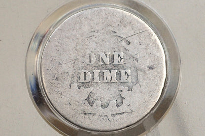 1896-S Barber Silver Dime - AG/Fair Grade / Condition, RARE Date - 1896S Dime 1896 S