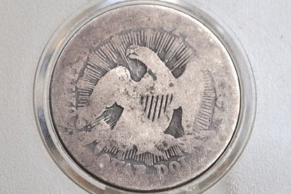 1853 Seated Liberty Quarter, AG, 1853 Silver Quarter 1853 Liberty Seated Quarter; Historic Coin Type, Great Collection Addition (Copy)