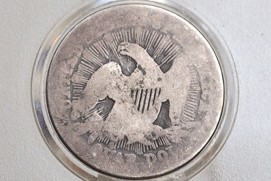 1853 Seated Liberty Quarter, AG, 1853 Silver Quarter 1853 Liberty Seated Quarter; Historic Coin Type, Great Collection Addition (Copy)