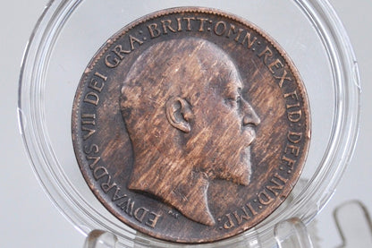 1910 Great Britain One Penny - Choose by Grade / Coin - UK Penny 1910 - Higher Grades