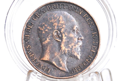 1910 Great Britain One Penny - Choose by Grade / Coin - UK Penny 1910 - Higher Grades